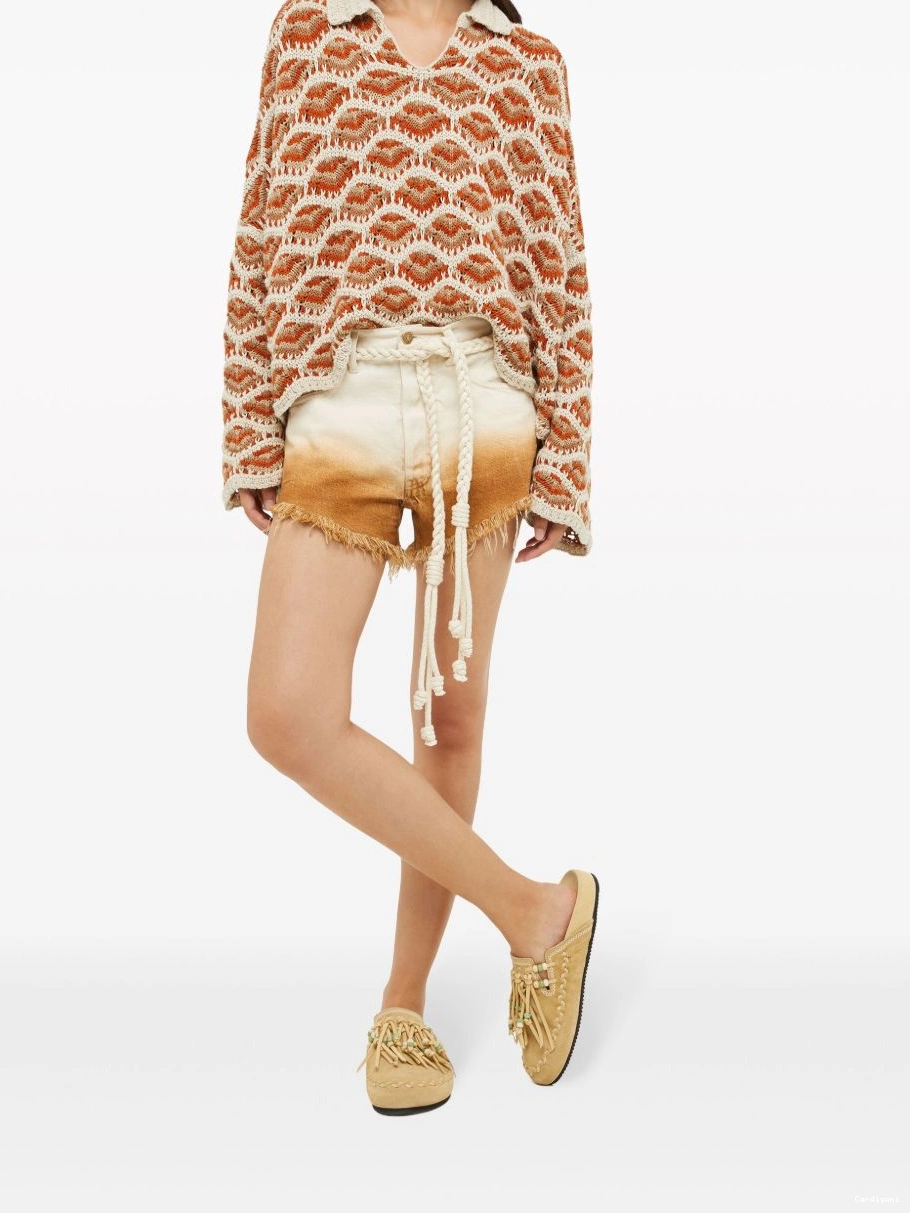 Cheap gradient Hues Women Alanui Bright denim shorts 0430